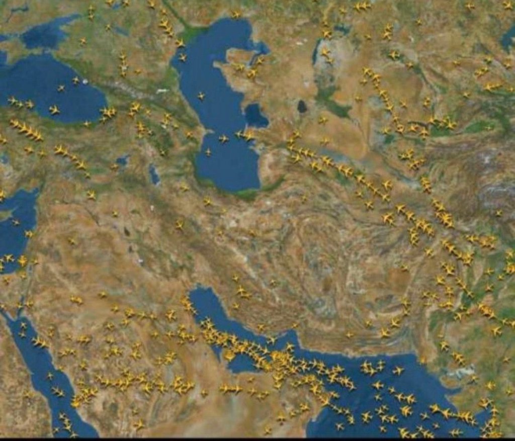 کاهش قابل توجه ترافیک پروازهای خارجی بر آسمان ایران