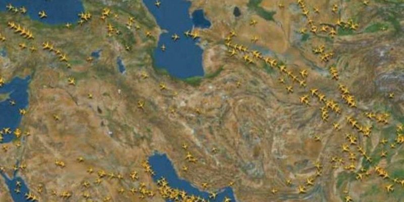 کاهش قابل توجه ترافیک پروازهای خارجی بر آسمان ایران