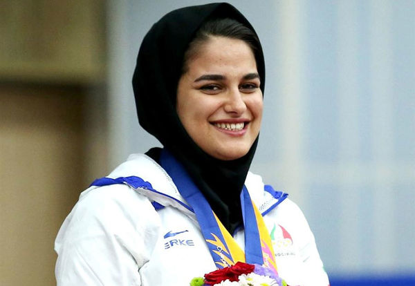 نجمه خدمتی تیرانداز المپیکی ایران