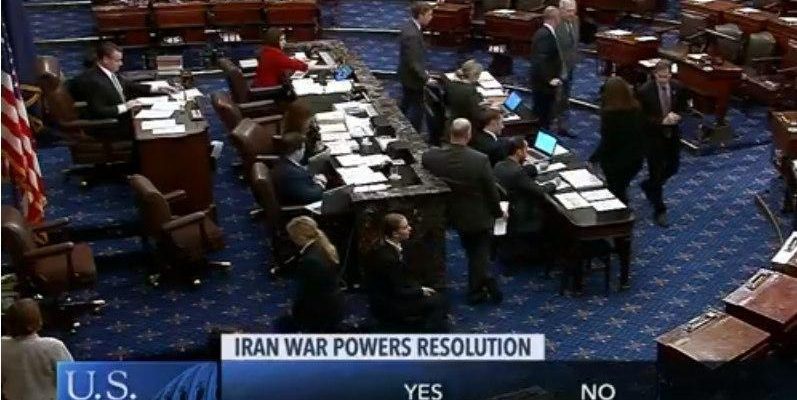 تصویب کاهش اختیارات جنگی ترامپ علیه ایران